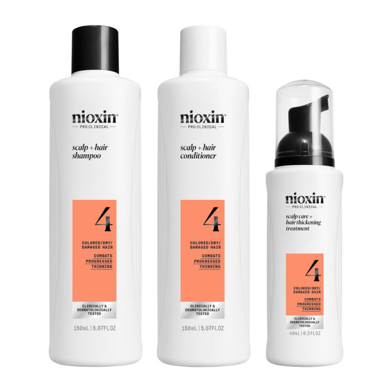 SYSTEM 4 Kit Traitement pour cheveux colorés avec affaiblissement avancé 3 u