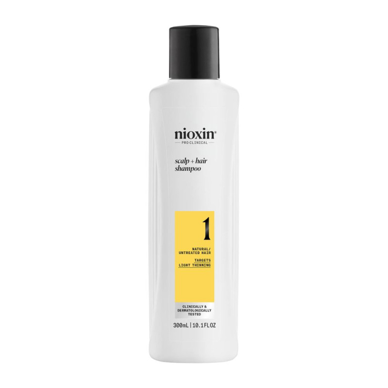 SYSTEM 1 Shampoing Cheveux Naturels Légèrement Affaiblissants 300 ml