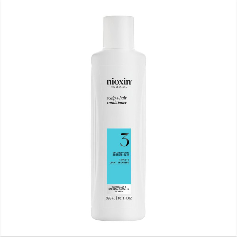 SYSTEM 3 Après-shampooing Cheveux teints et abîmés légèrement fragilisés 300 ml