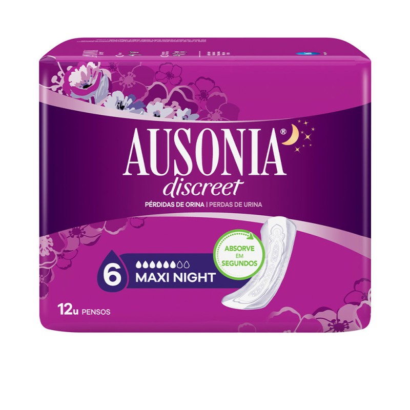 DISCREET compresas incontinencia maxi 12 u