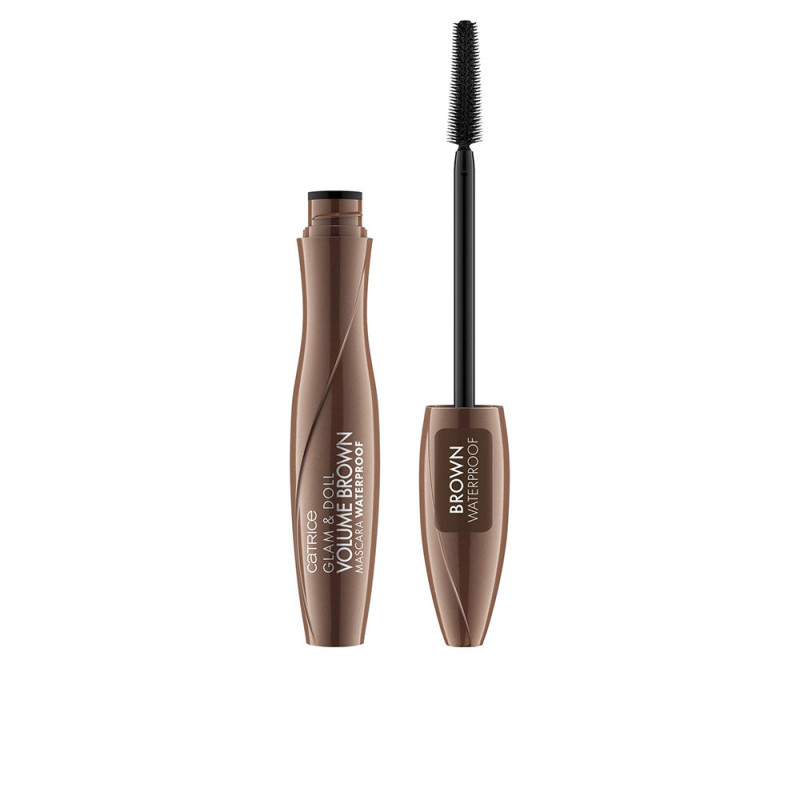 GLAM&DOLL máscara de pestañas volumen waterproof brown 10 ml
