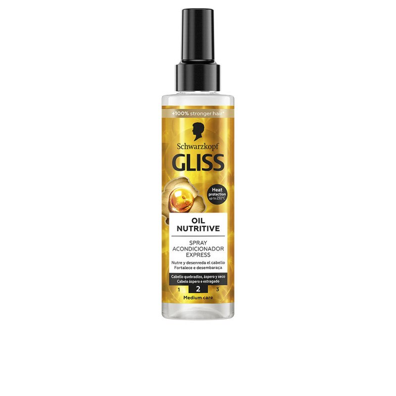 GLISS OIL NUTRITIVE après-shampooing spray 200 ml