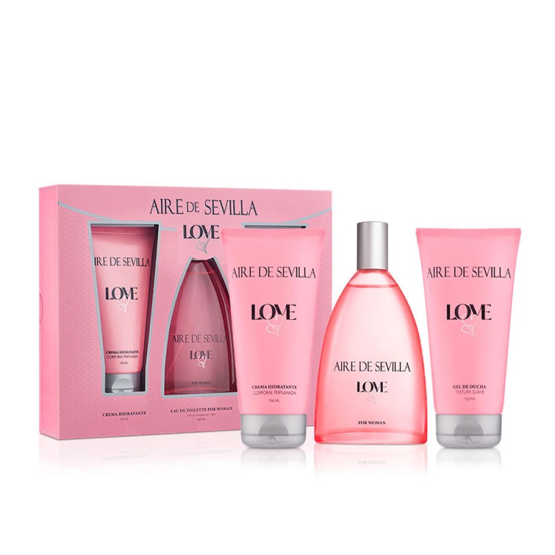 AIRE DE SEVILLA LOVE coffret 3 pz