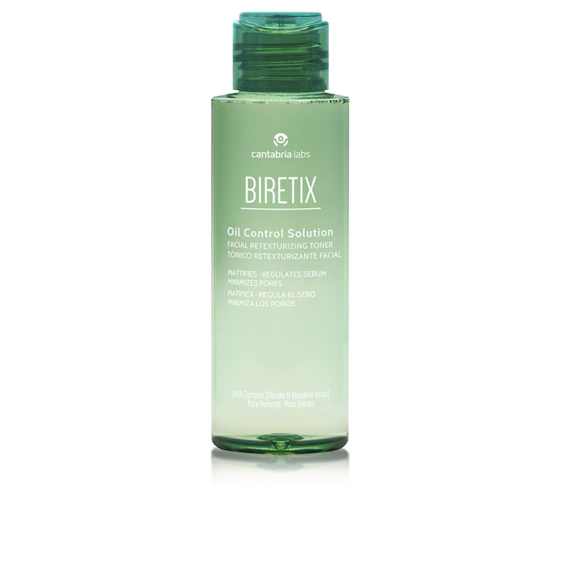 BIRETIX OIL CONTROL SOLUTION tonique retexturisant visage 100 ml
