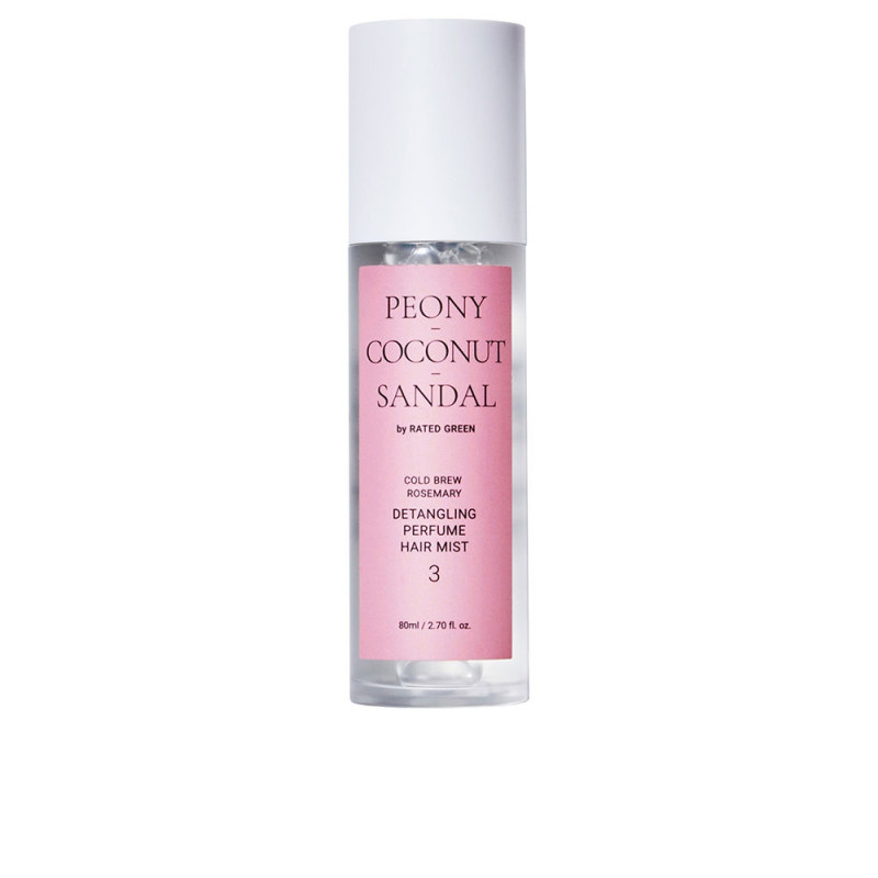 Parfum démêlant PEONY COCCONUT SANDAL 03 brume capillaire 80 ml