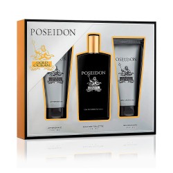 POSEIDON OR OCÉAN POUR HOMME LOT 3 pcs