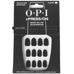 OPI xPRESS/ON Ongles artificiels Iconic Shades Lincoln Park After Dark 30 u