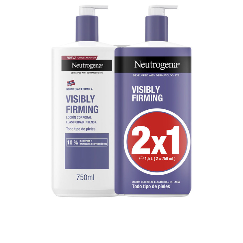 Lotion élasticité intense VISIBLEMENT RAFFERMISSANTE pack 2 x 750 ml