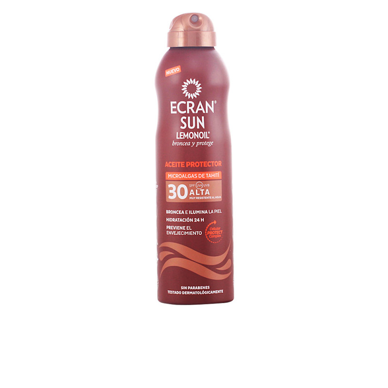 ECRAN SUNNIQUE BRONCEA aceite bruma SPF30 250 ml