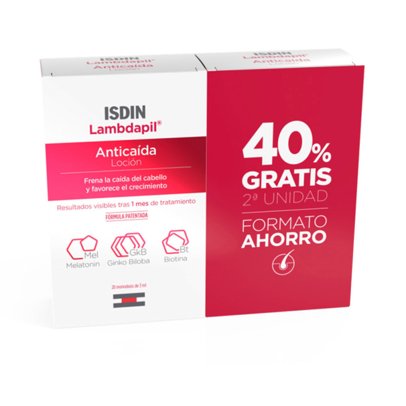 LAMBDAPIL lotion duo anti-chute unidose 2 x 20 unités