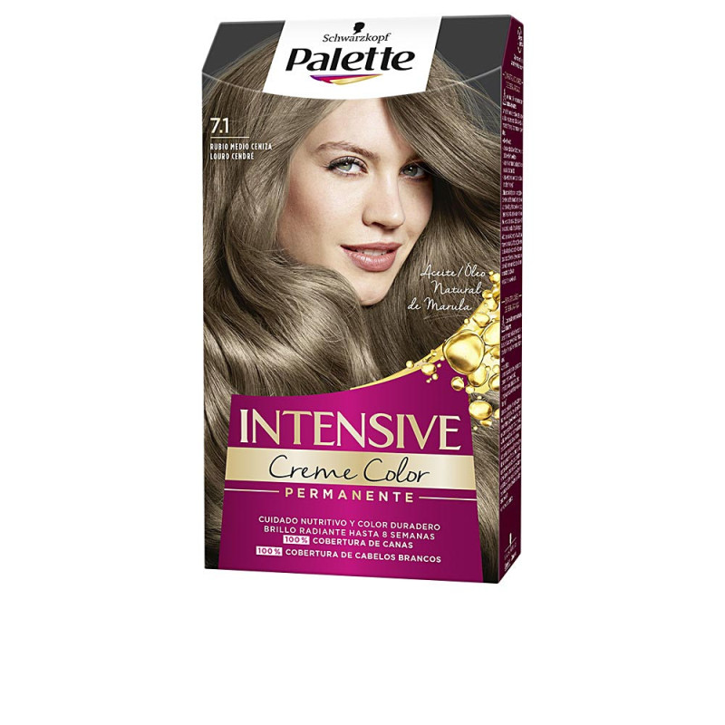 PALETTE INTENSIVE tinte 7.1-rubio medio ceniza 1 u