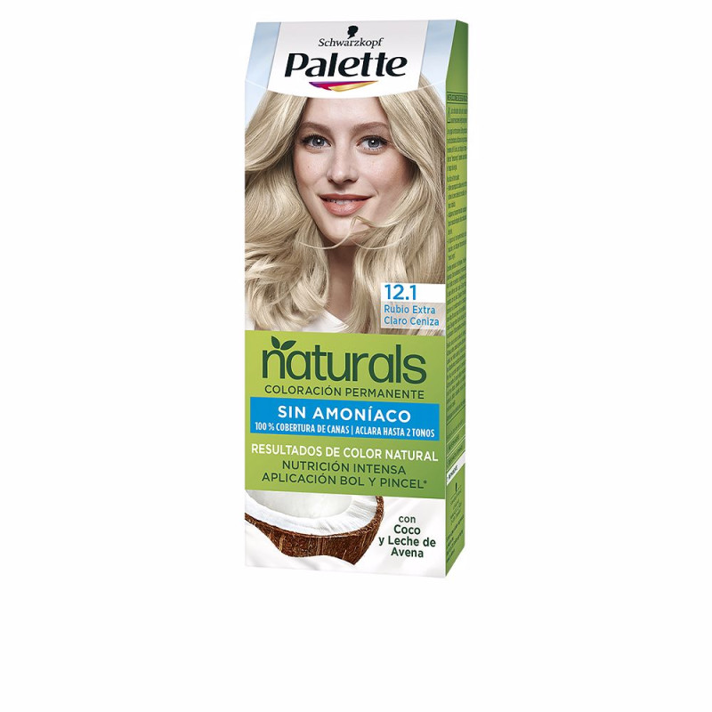 PALETTE NATURAL tinte 12.1-rubio extra claro ceniza