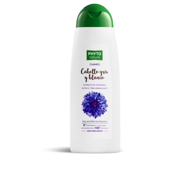 PHYTO NATURE shampooing cheveux gris et blancs 400 ml