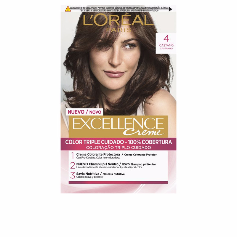 EXCELLENCE Creme tinte 4 castaño 192 ml