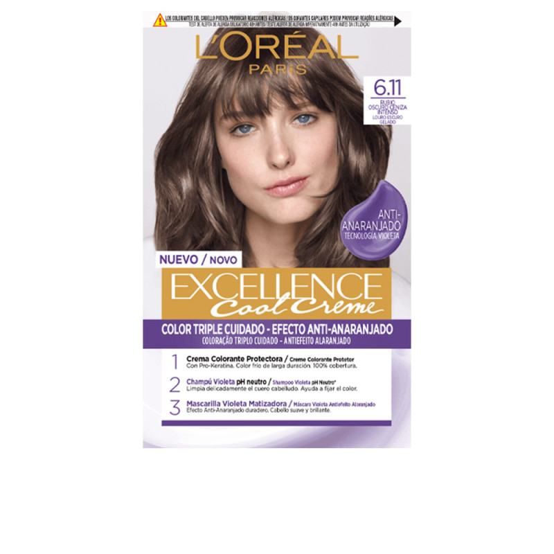 EXCELLENCE creme tinte 6.11-rubio oscuro ceniza 1 u