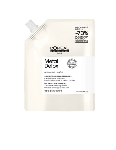 METAL DETOX Shampoing cheveux abîmés recharge 500 ml