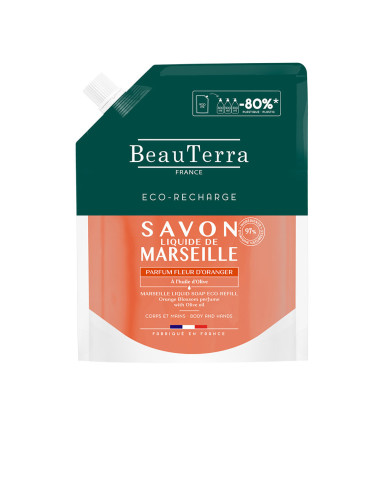 Recharge savon fleur d'oranger MARSEILLE 900 ml