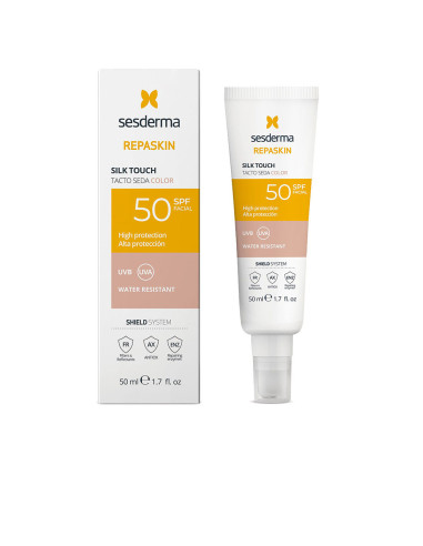 REPASKIN FACIAL toucher soyeux avec couleur SPF50 50 ml