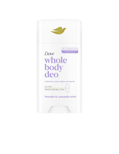 Déo stick corporel unisexe à la lavande et à la camomille 75 ml