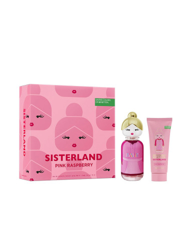 Étui Sisterland rose framboise (2 pièces)