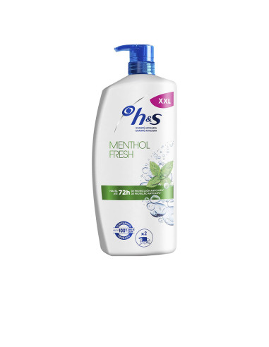 Shampooing antipelliculaire H&S MENTHOL FRESH en flacon doseur 1000 ml