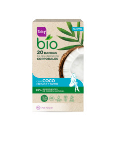 Bandes de cire dépilatoire pour le corps BIO COCO 20 unités