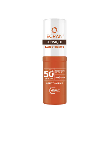 ÉCRAN SUNNIQUE stick lèvres et visage SPF50+ 8 ml