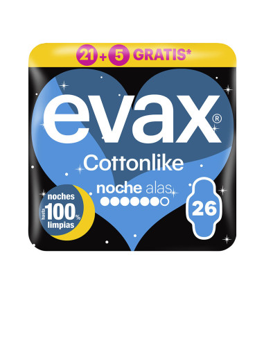 Serviettes de nuit COTTONLIKE, ailes, 26 unités