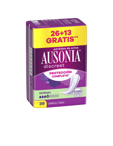 AUSONIA DISCREET serviettes pour incontinence normale 39 unités