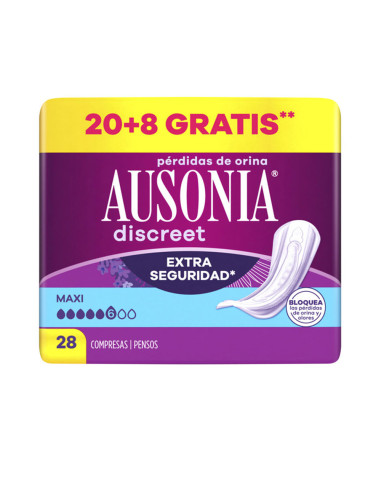 AUSONIA DISCREET protections maxi pour incontinence, 28 unités