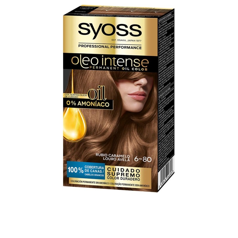 OLEO INTENSE coloration sans ammoniaque 6.80-blond caramel 5 pcs