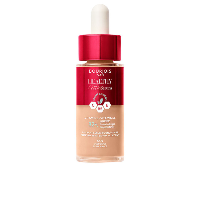 Base de maquillage sérum fond de teint HEALTHY MIX 55N-beige profond 30 ml