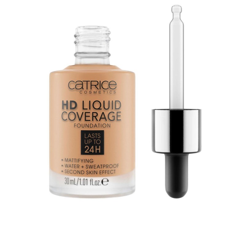 HD LIQUID COVERAGE FOUNDATION tenue jusqu'à 24h 046-beige camel 30 ml