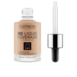 HD LIQUID COVERAGE FOUNDATION dure jusqu'à 24h 050-rosy ash 30 ml