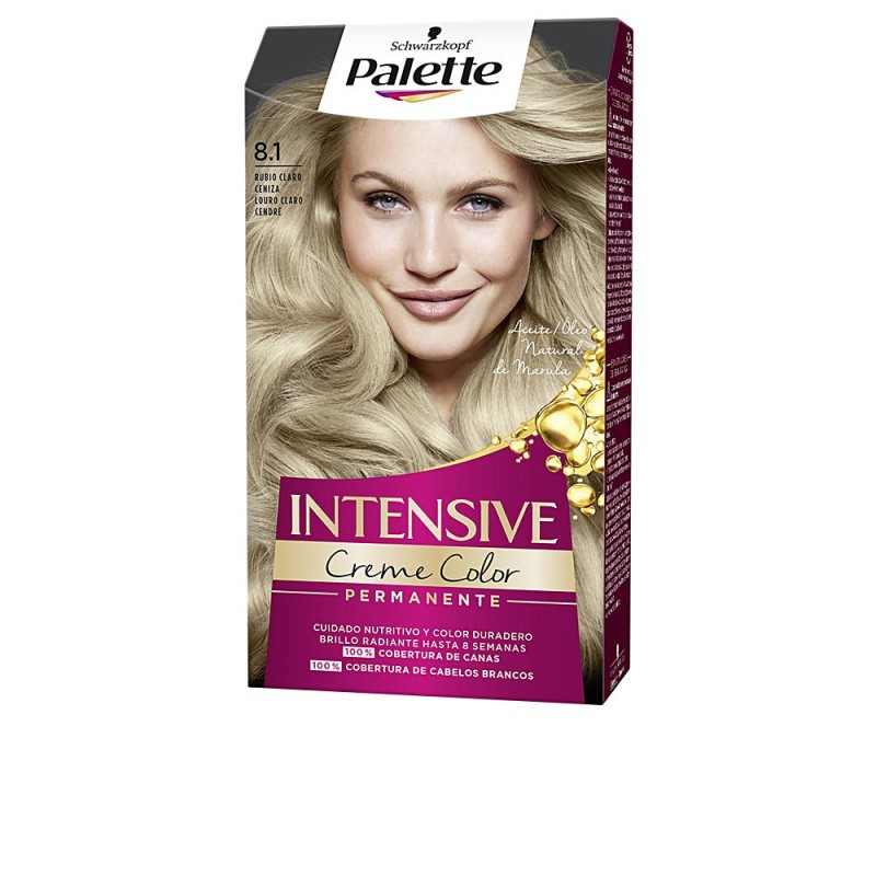PALETTE INTENSIVE tinte 8.1-rubio claro ceniza 1 u