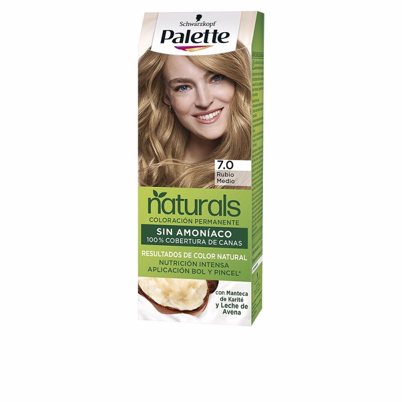 PALETTE NATURAL tinte 7.0-rubio medio 1 u
