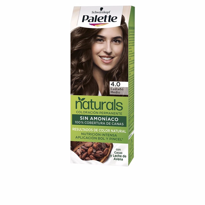 PALETTE NATURAL tinte 4.0-castaño medio 1 u
