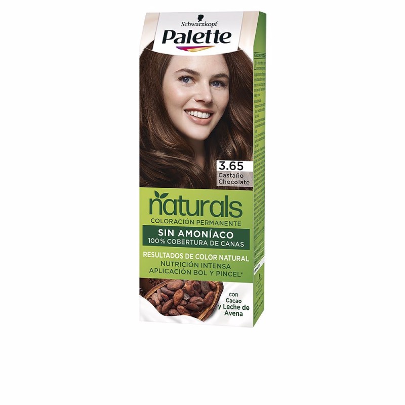PALETTE NATURAL tinte 3.65-castaño chocolate 1 u