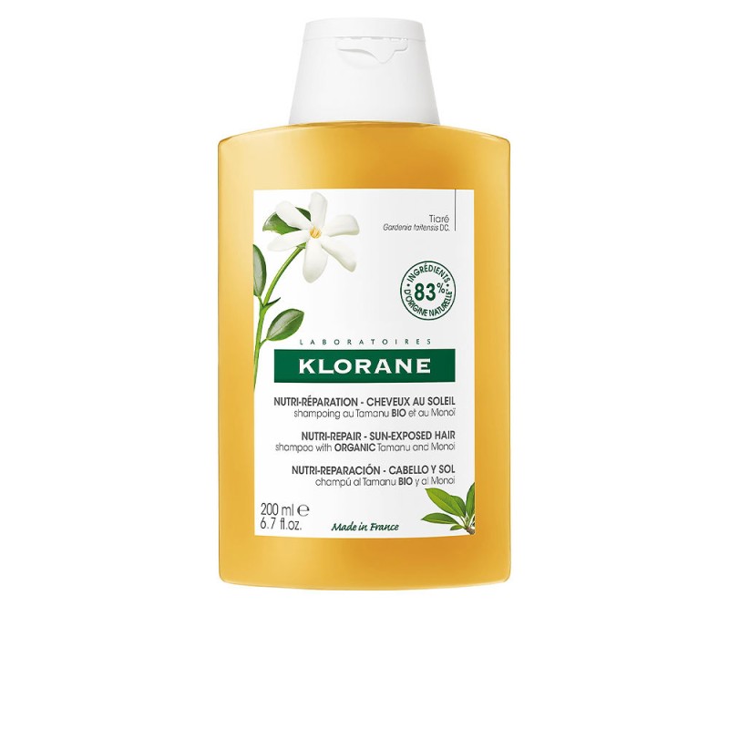 POLYSIANE MONOÏ Y TAMANU BIO shampoing nourrissant 200 ml