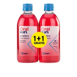 ORALKIN ENJUAGUE BUCAL ANTI-PLACA coffret 2 pz