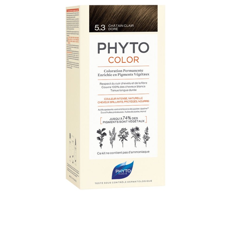 PHYTOCOLOR 5.3-castaño claro dorado 4 u