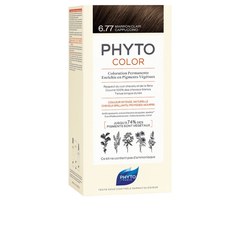 PHYTOCOLOR 6.77-marrón claro capuchino 4 u