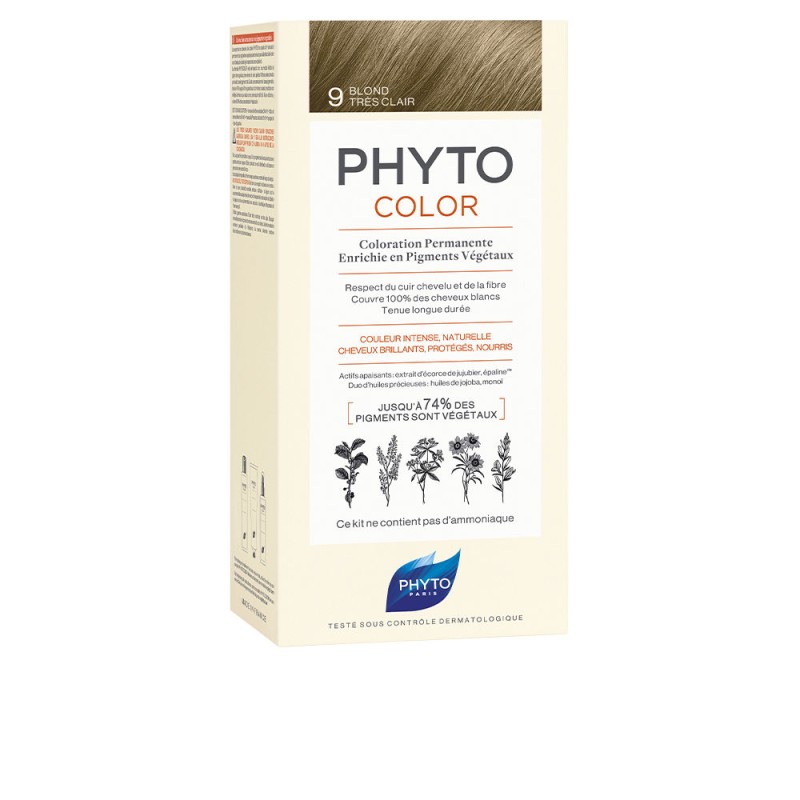 PHYTOCOLOR 9-rubio muy claro 4 u