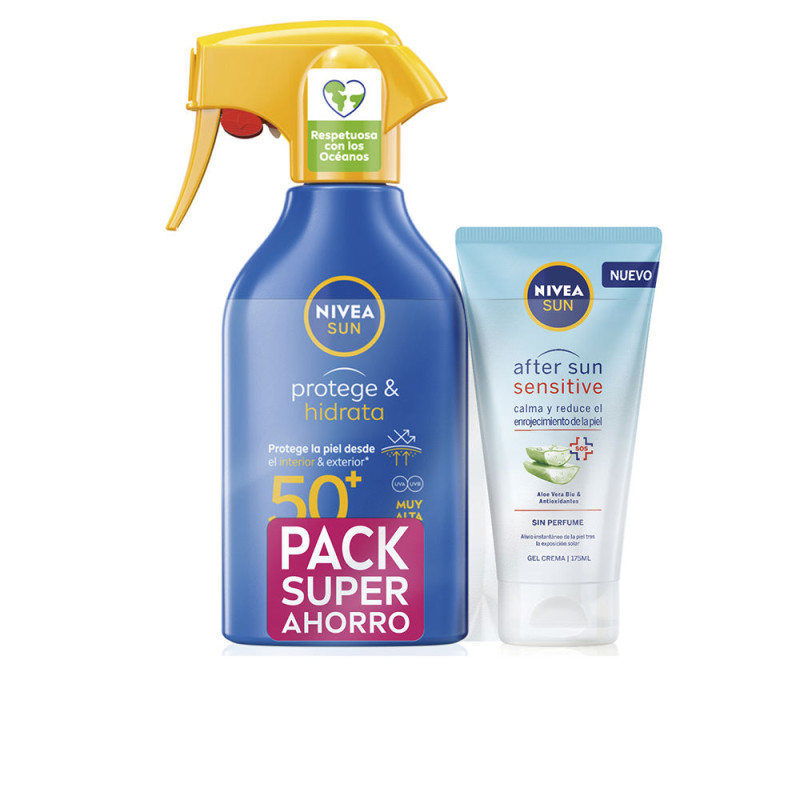 SUN PROTEGE HIDRATA PISTOLA SPF50 270 ML LOTE 2 pz