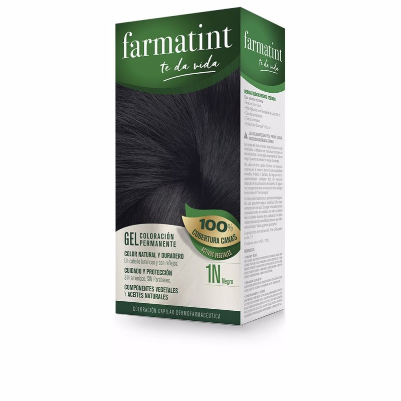 FARMATINT GEL coloración permanente 1n-negro 5 u