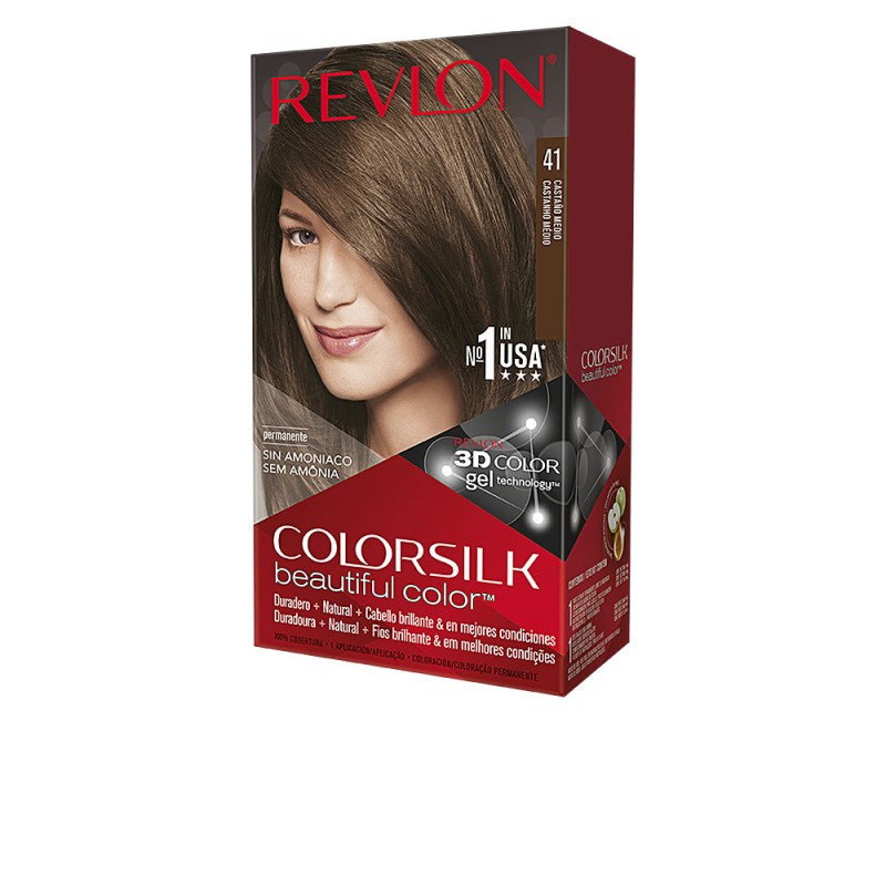 COLORSILK tinte 41-castaño medio 1 u