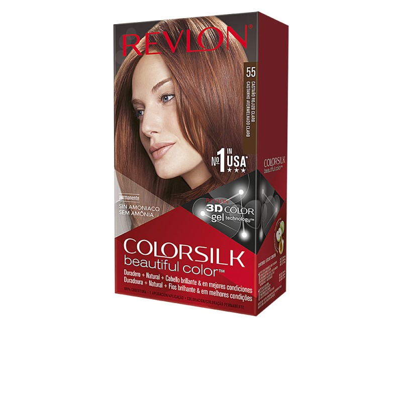 COLORSILK tinte 55-rojizo claro 1 u
