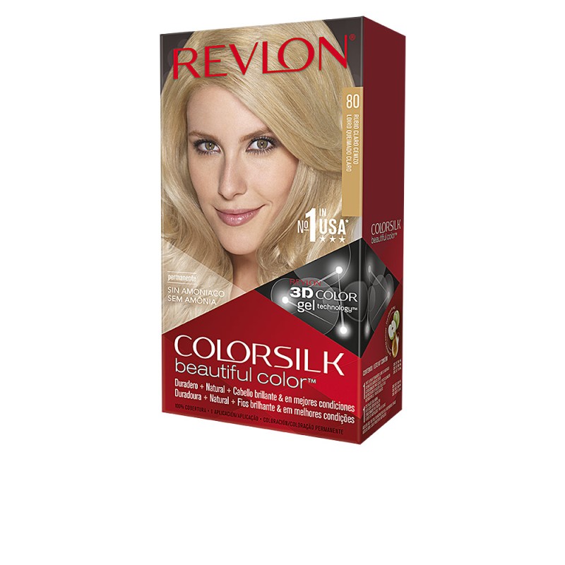 COLORSILK tinte 80-rubio claro cenizo 1 u