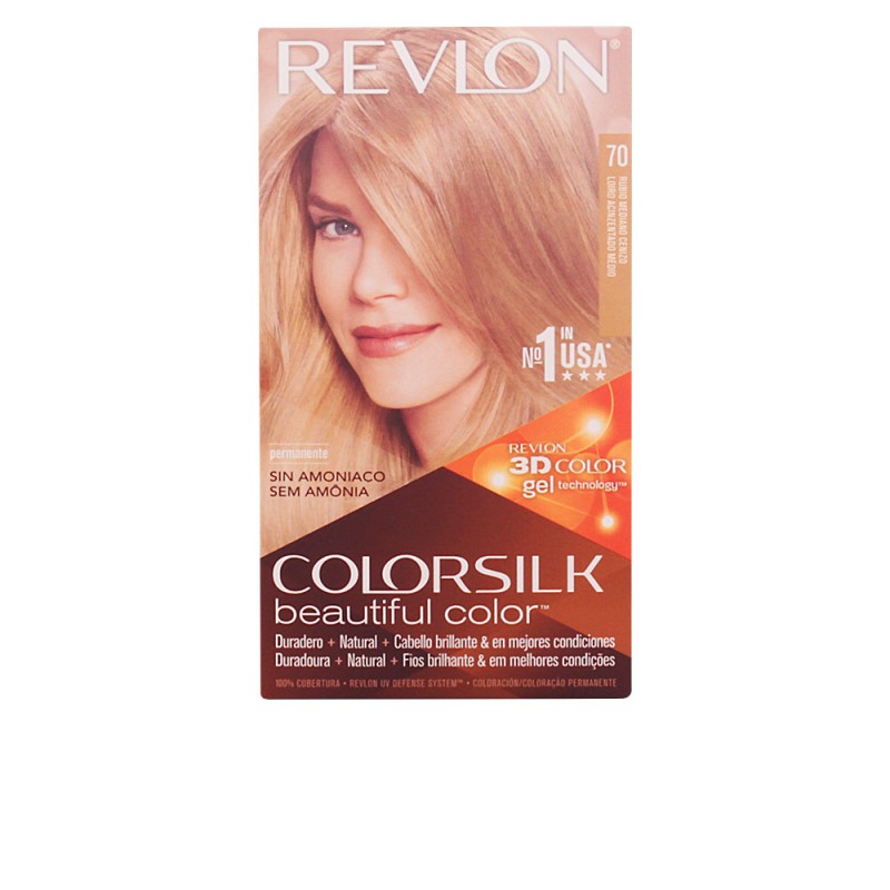 COLORSILK tinte 70-rubio medio ceniza 1 u