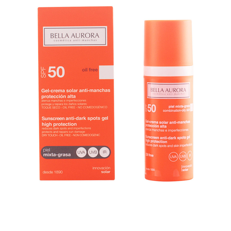 BELLA AURORA SOLAR gel anti-taches mixtes/grasses SPF50 50 ml